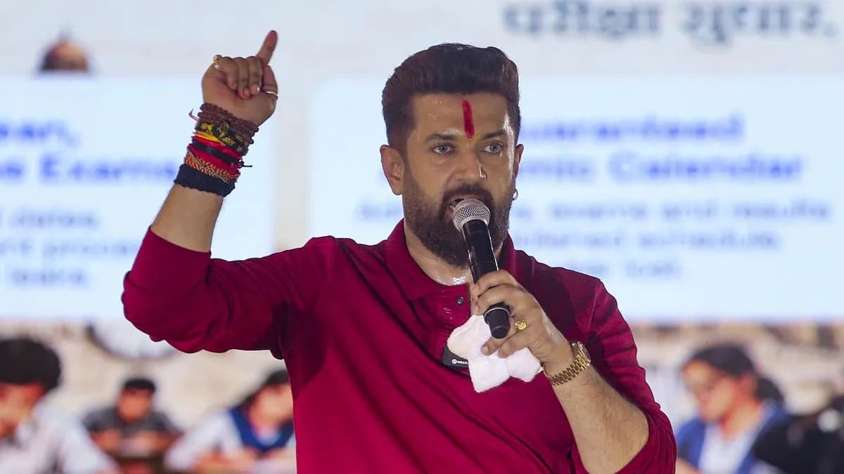 Chirag Paswan Says He Is ‘Ashamed’ to Be Part of Bihar Government Over Crimes Against Women